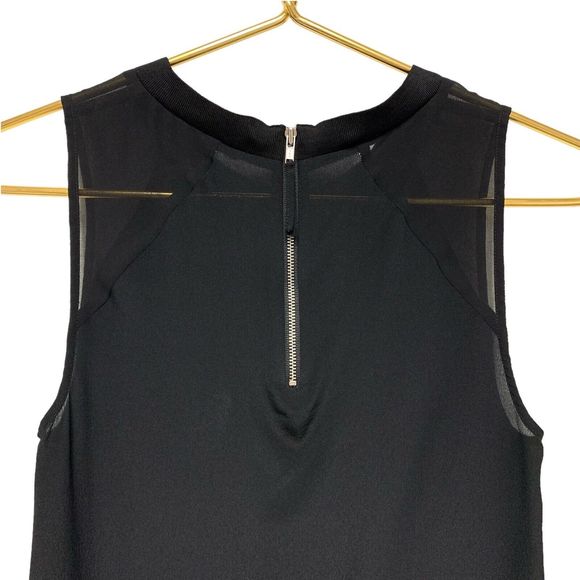 Madewell 100% Silk Sleeveless Tank Top‎ Size XS Zip Back Swing Flowy Fit - Picture 5 of 8